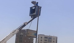 إنارة شارع درياس من شارع الزهراء