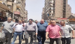 متابعة سير العمل وتفقد حالة النظافة بنطاق الحي 