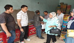 حملة للطب البيطرى مفاجئة على محلات الأغذية بنطاق الحي  