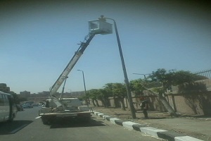 رفع كفاءة شوارع الحي 