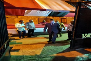 تفقد رئيس الحي للجان الإنتخابية