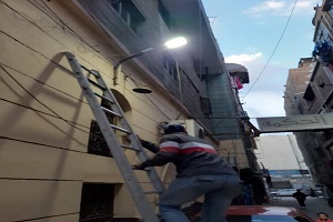 متابعة الاعمال اليومية بالحي 