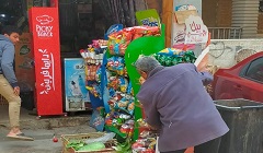 إزالة اشغالات سوبر ماركت اولاد الجمال 