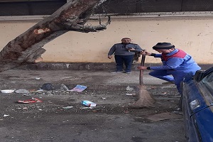 حملات لرفع كفاءة النظافة بحي السيدة زينب