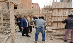 إزالة التعديات على أراضى أملاك الدولة بشارع زهران 