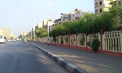 متابعة اعمال النظافة بنطاق الحى 
