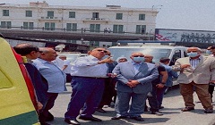 متابعة اطفاء حريق بنطاق الحي 