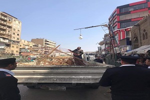 متابعة أعمال النظافة ورفع الإشغالات بالحي