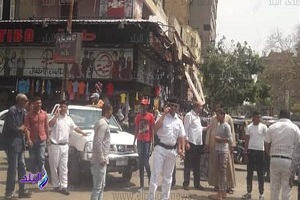 رفع إشغالات وإيقاف بناء مخالف بحي طره