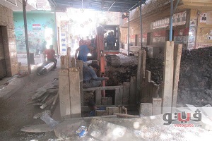 اعمال اصلاح الصرف الصحي بالحي 