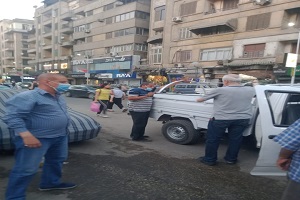 متابعة سير العمل وتفقد حالة النظافة بشوارع الحي  