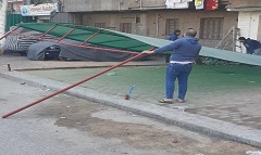 متابعة الاعمال اليومية بنطاق الحي 