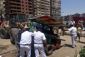 أجهزة المحافظة تواصل حملات اعادة الانضباط واسترداد املاك الدولة بمدينة نصر2.jpg