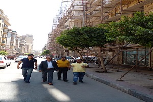 جولة مرورية لرئيس الحي بوسط البلد
