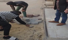 متابعة أعمال التطوير بنطاق الحي