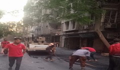 متابعة الاعمال اليومية بنطاق الحي 