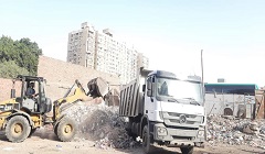 رفع وإزالة جميع المخالفات والاشغالات التي تعوق حركة المواطنين 