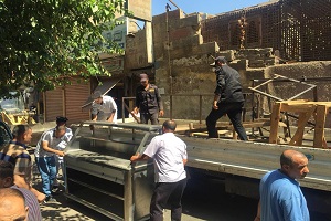 رفع إشغالات شارعي بورسعيد و أمير الجيوش