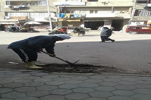 متابعة الاعمال اليومية بالحي 