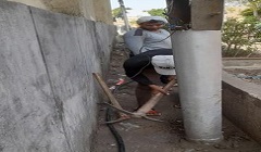 متابعة تركيب كابلات جديده بشارع معمل الصابون 