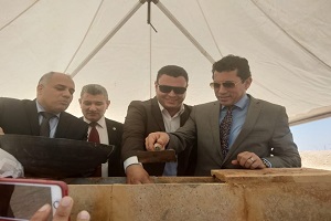 أشرف صبحي يضع حجر الأساس لمركز شباب الجزيرة ٢ بالسادس من أكتوبر