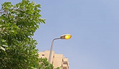 عمل إصلاح اسلاك كهربائية داخل اعمدة الانارة بالسويسرى ا
