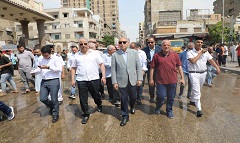 Cairo Governor conducts inspection tour of Helwan district