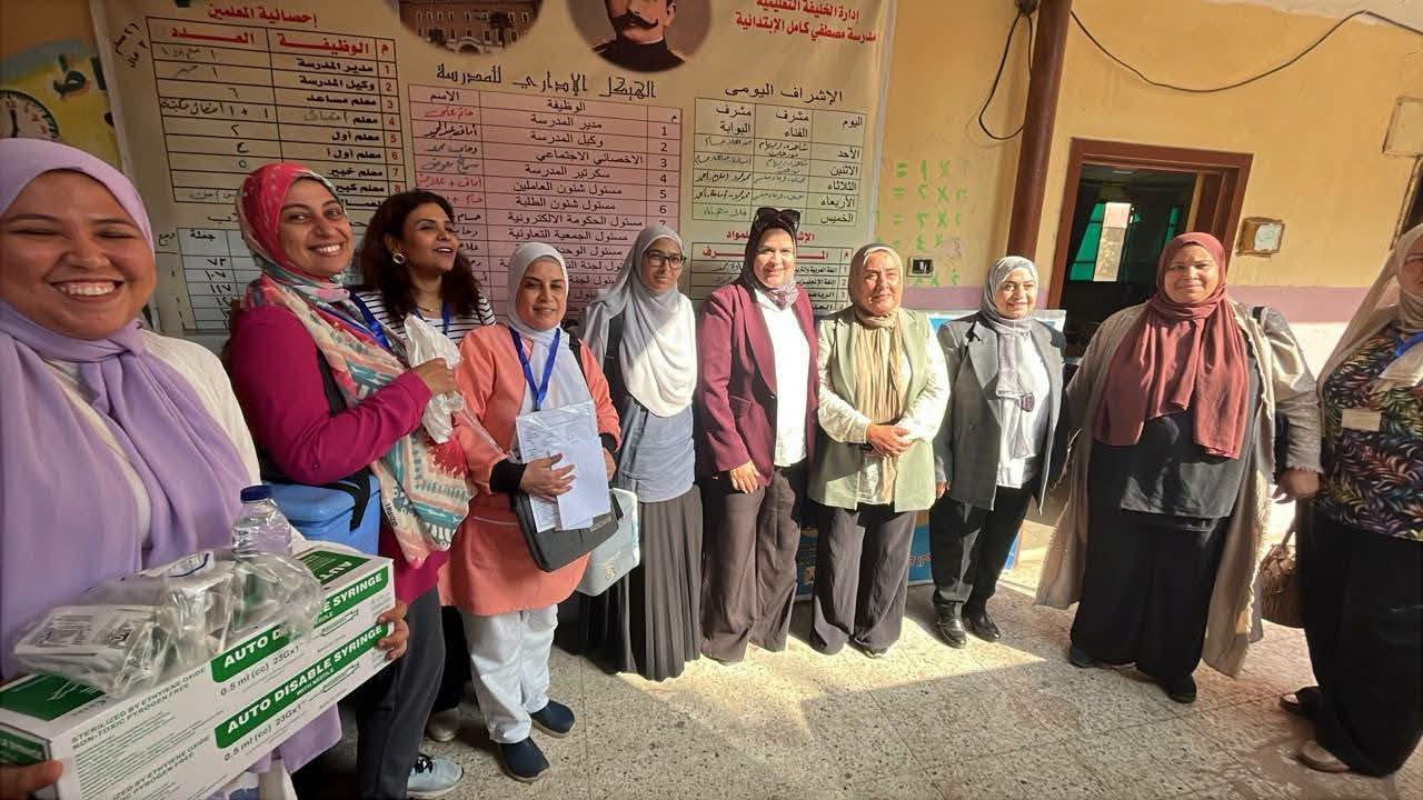 انطلاق الحملة القومية لتطعيم الأطفال ضد الحصبة بالمركز التونسي الحضري 