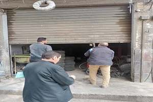 متابعة الاعمال اليومية بالحي 