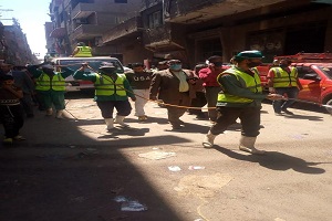 تطهير وتعقيم منطقة الزرايب