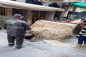 إصلاح ماسورة مياه بالحي
