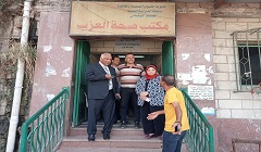 متابعة تطعيم عمال فرع هيئة النظافة 