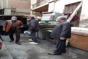 المرور على المقاهي بنطاق الحى 