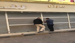 حملة غلق وتشميع للمحلات المدارة بدون ترخيص 