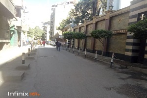 تجريد و نظافة أسفل  الكباري و حول الكنائس بالحي