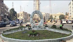 8 ميادين جديدة تزين شارع 9 بالحي