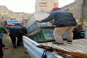 شن حملات لرفع الاشغالات والتأكد من تنفيذ الاجراءات الاحترازية
