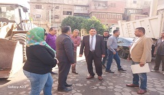 متابعه اعمال التطوير بنطاق الحي  