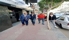 جولة ميدانية لرئيس الحي 