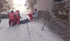 رفع كفاءة الشارع والاهتمام بمنظومة النظافة بنطاق  الحى