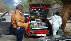 حملة لإزالة ورفع الإشغالات ببعض الشوارع بالحي