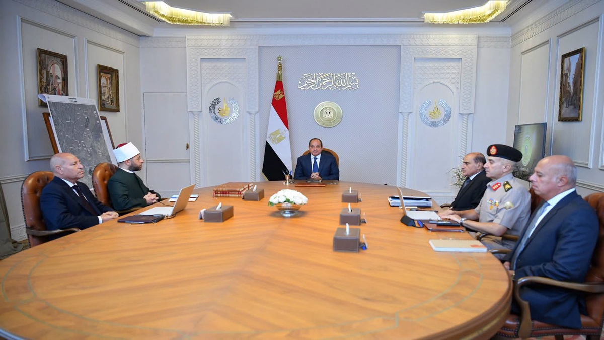 الرئيس السيسي يتابع جهود إعادة إحياء معالم القاهرة الإسلامية والتاريخية