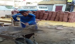 تفقد اعمال التطوير والمشروعات القائمة بالحى 