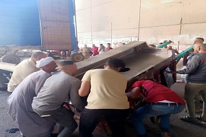 حملة لرفع الاشغالات من المرج الجديدة 