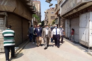 متابعة تنفيذ خطة الرصف وتطوير شوارع الحي.
