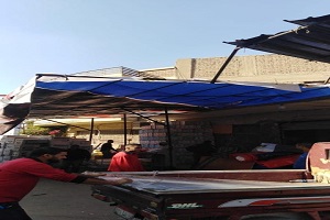 إزالة تانده مخالفة لشركة شحن