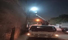 إنارة مطلع عزبة خير الله بالحي