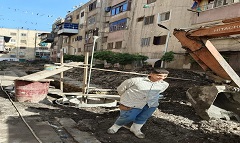 متابعة الاعمال اليومية بنطاق الحي 