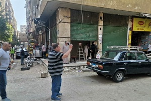 متابعة الاعمال اليومية بالحي 