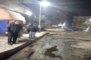 الاستمرار في رفع كفاءة شوارع الحي 